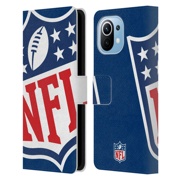 NFL Shield Oversized Leather Book Wallet Case Cover For Xiaomi Mi 11