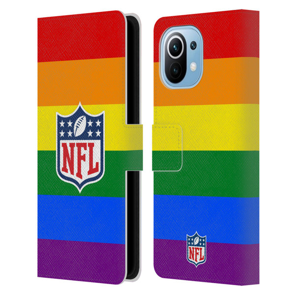 NFL Shield Pride Leather Book Wallet Case Cover For Xiaomi Mi 11