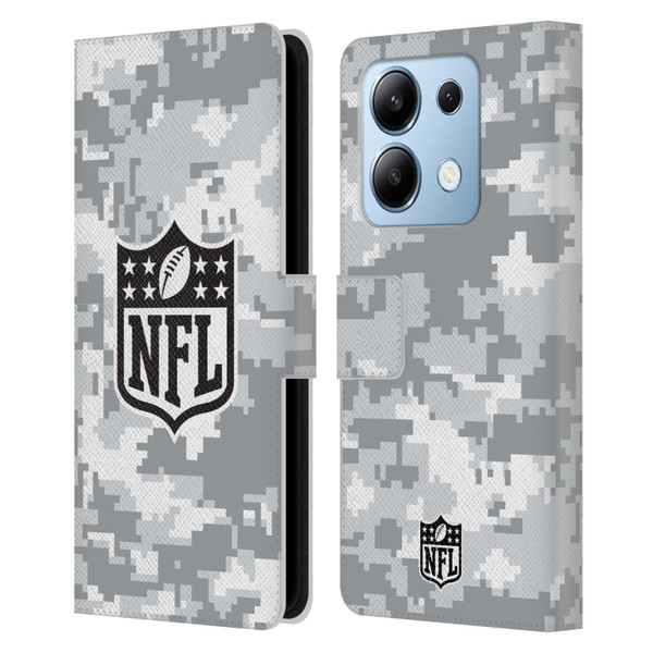 NFL Shield Digital Camouflage Leather Book Wallet Case Cover For Xiaomi Redmi Note 13/13 Pro 5G