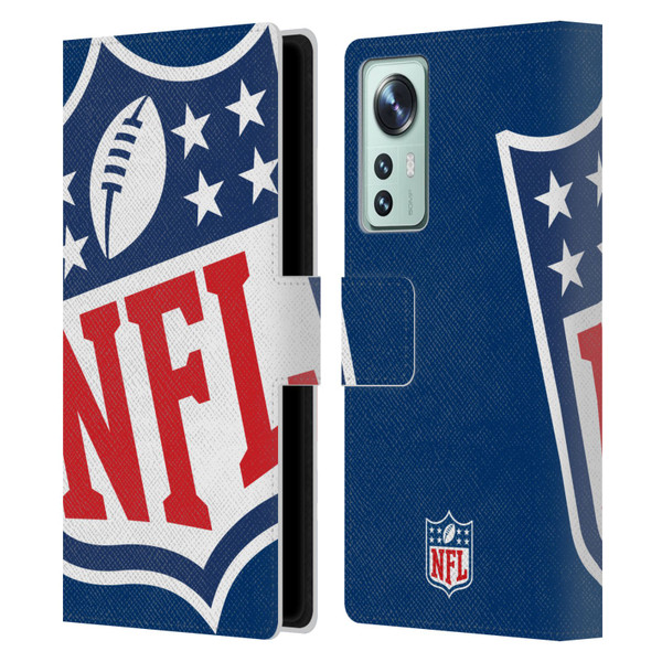 NFL Shield Oversized Leather Book Wallet Case Cover For Xiaomi 12