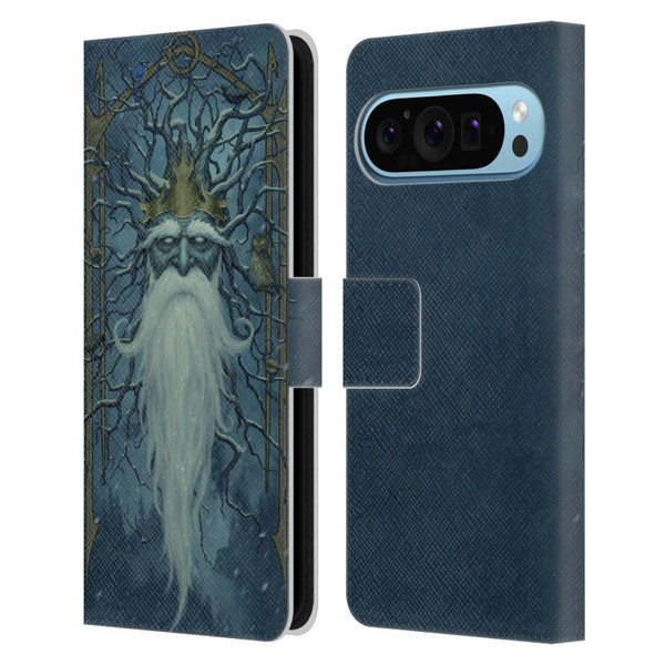 Christos Karapanos Key Art Winter Leather Book Wallet Case Cover For Google Pixel 9 / Pixel 9 Pro
