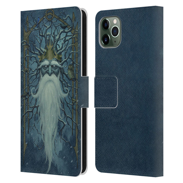 Christos Karapanos Key Art Winter Leather Book Wallet Case Cover For Apple iPhone 11 Pro Max