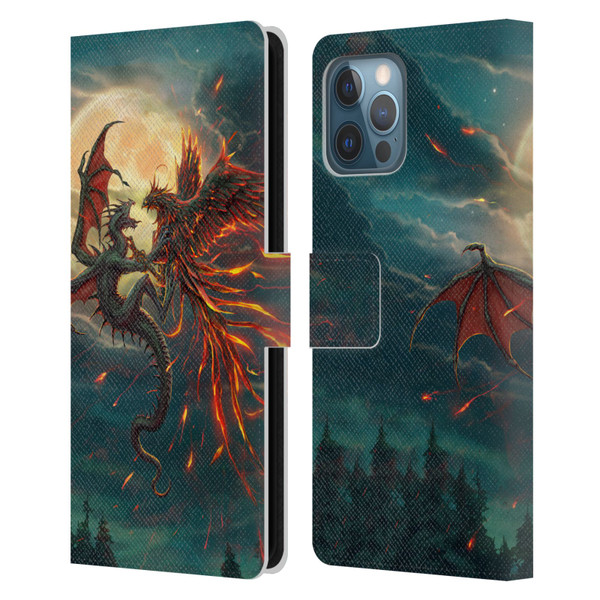 Christos Karapanos Key Art Against Leather Book Wallet Case Cover For Apple iPhone 12 Pro Max