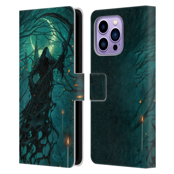 Christos Karapanos Key Art It's Just The Wind Leather Book Wallet Case Cover For Apple iPhone 14 Pro Max