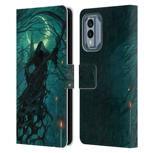 Christos Karapanos Key Art It's Just The Wind Leather Book Wallet Case Cover For Nokia X30