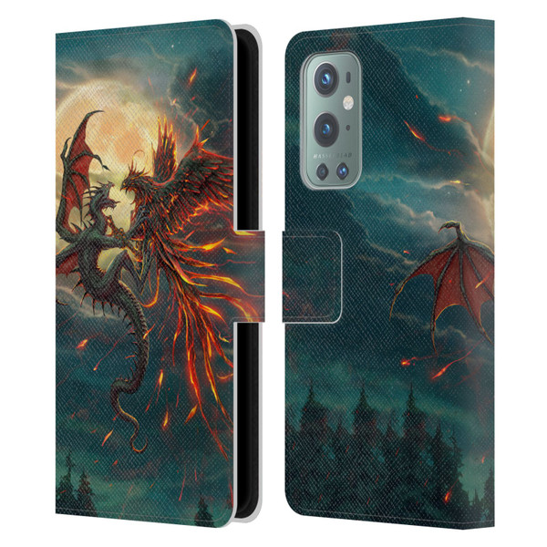 Christos Karapanos Key Art Against Leather Book Wallet Case Cover For OnePlus 9