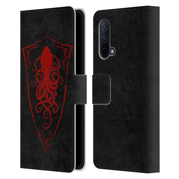 Christos Karapanos Key Art Octopus Shield Logo Leather Book Wallet Case Cover For OnePlus Nord CE 5G