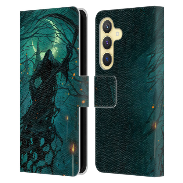 Christos Karapanos Key Art It's Just The Wind Leather Book Wallet Case Cover For Samsung Galaxy S24 5G