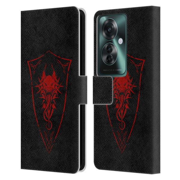 Christos Karapanos Shield Demon Leather Book Wallet Case Cover For OPPO Reno11 F 5G / F25 Pro 5G