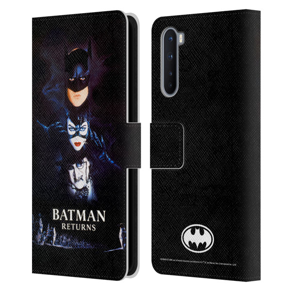 Batman Returns Key Art Poster Leather Book Wallet Case Cover For OnePlus Nord 5G