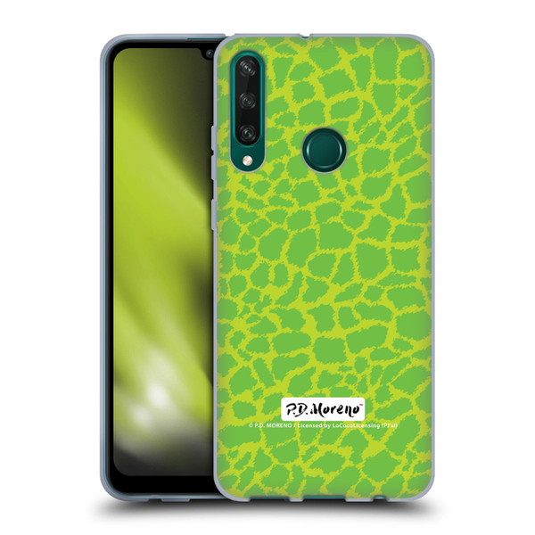 P.D. Moreno Patterns Lime Green Soft Gel Case for Huawei Y6p
