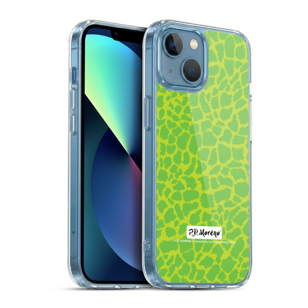 P.D. Moreno Patterns Lime Green Soft Gel Case for Apple iPhone 13 Mini & MagSafe