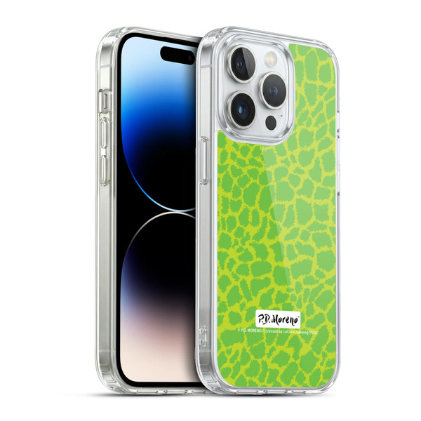 P.D. Moreno Patterns Lime Green Soft Gel Case for Apple iPhone 13 Pro & MagSafe