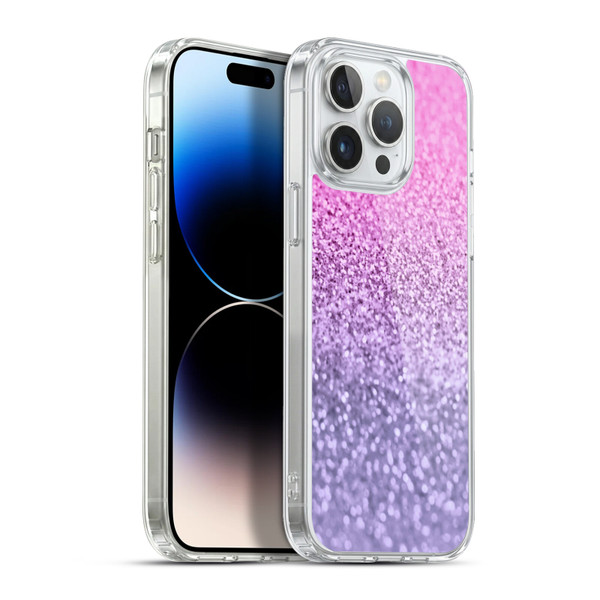 Monika Strigel Glitter Collection Lavender Pink Soft Gel Case for Apple iPhone 13 Pro Max & MagSafe