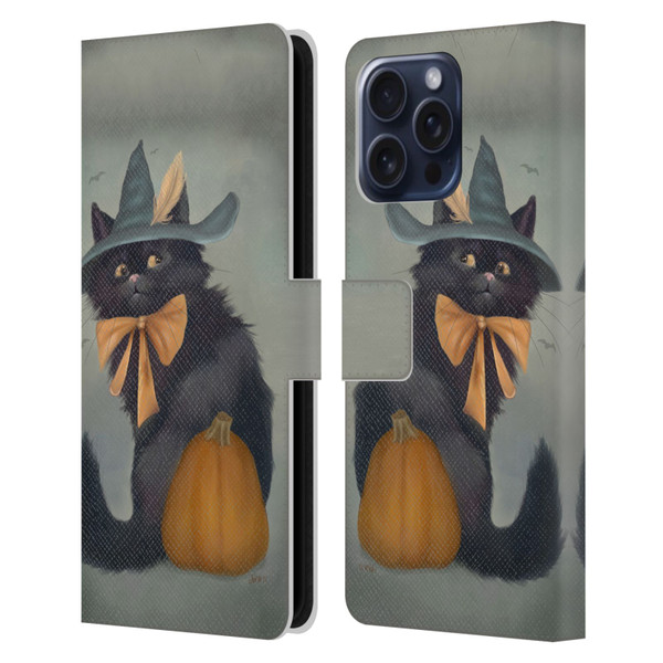 Ash Evans Black Cats 2 Familiar Feeling Leather Book Wallet Case Cover For Apple iPhone 16 Pro Max