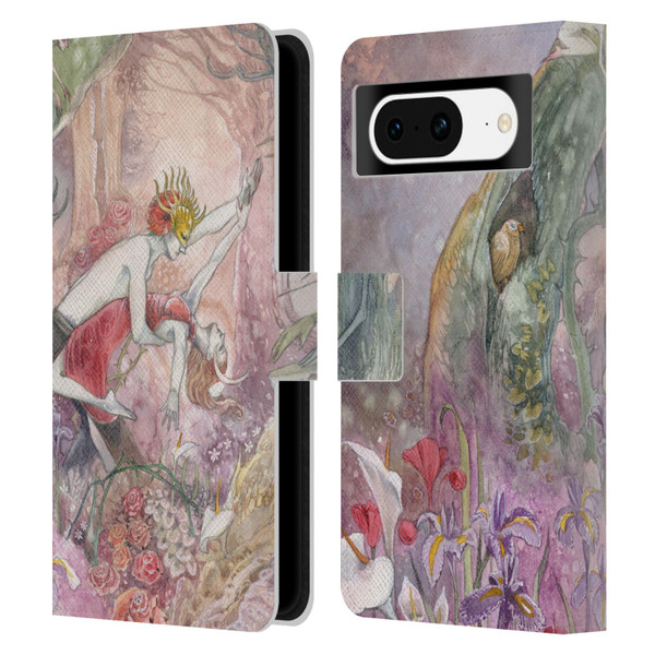 Stephanie Law Art Love Leather Book Wallet Case Cover For Google Pixel 8