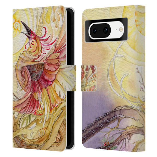 Stephanie Law Art Phoenix Leather Book Wallet Case Cover For Google Pixel 8
