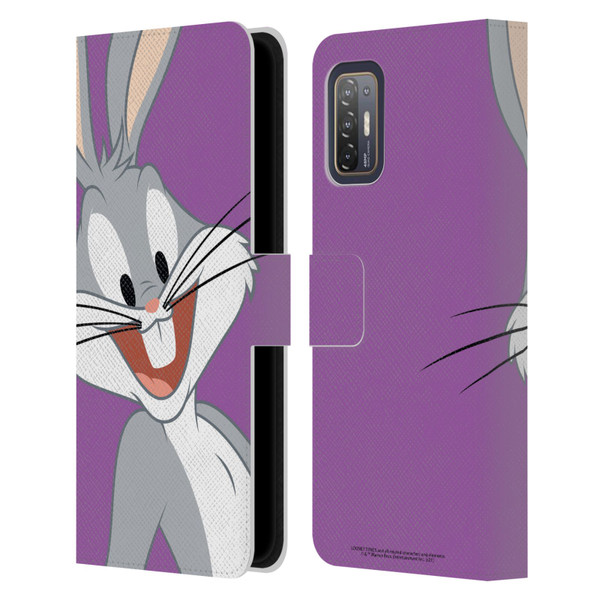 Looney Tunes Characters Bugs Bunny Leather Book Wallet Case Cover For HTC Desire 21 Pro 5G