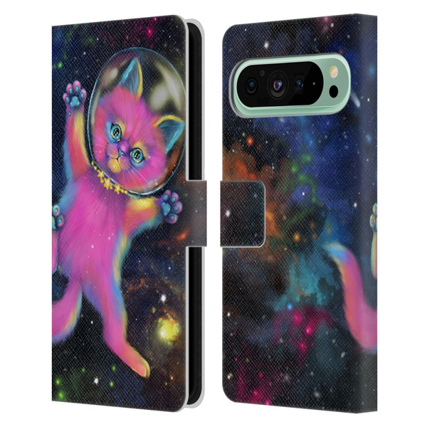 Ash Evans Graphics Lost In Space Leather Book Wallet Case Cover For Google Pixel 9 Pro XL