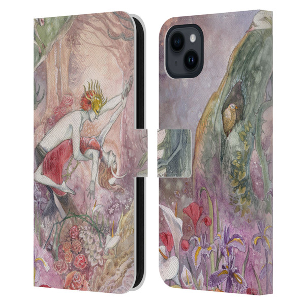 Stephanie Law Art Love Leather Book Wallet Case Cover For Apple iPhone 15 Plus