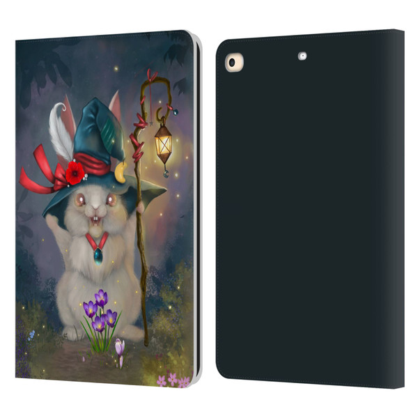 Ash Evans Graphics Magic Bunny Leather Book Wallet Case Cover For Apple iPad 9.7 2017 / iPad 9.7 2018