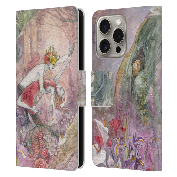 Stephanie Law Art Love Leather Book Wallet Case Cover For Apple iPhone 16 Pro