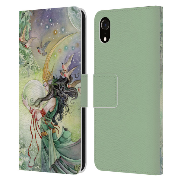 Stephanie Law Art World Leather Book Wallet Case Cover For Apple iPhone XR