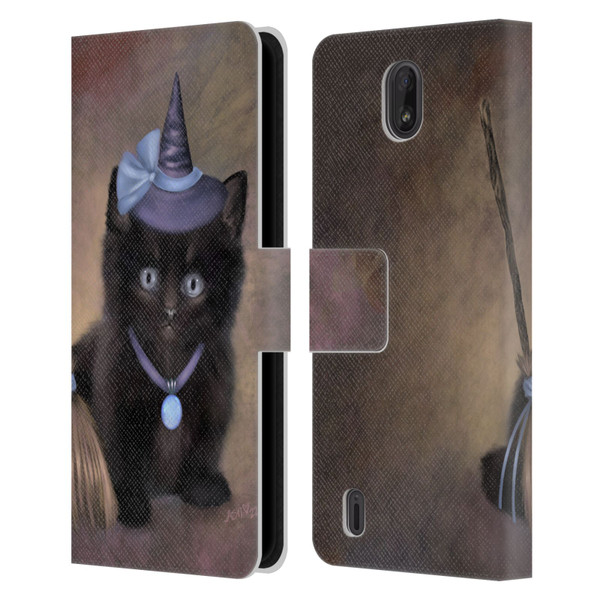 Ash Evans Graphics Broomstick Leather Book Wallet Case Cover For Nokia C01 Plus/C1 2nd Edition
