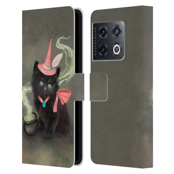 Ash Evans Graphics Familiar Spell Leather Book Wallet Case Cover For OnePlus 10 Pro