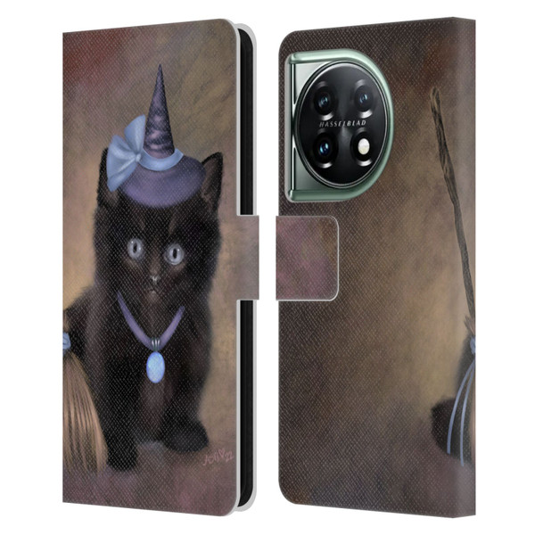 Ash Evans Graphics Broomstick Leather Book Wallet Case Cover For OnePlus 11 5G