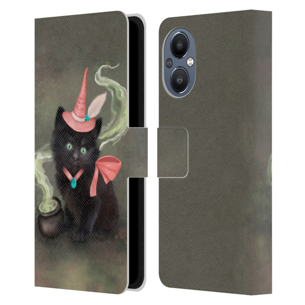 Ash Evans Graphics Familiar Spell Leather Book Wallet Case Cover For OnePlus Nord N20 5G