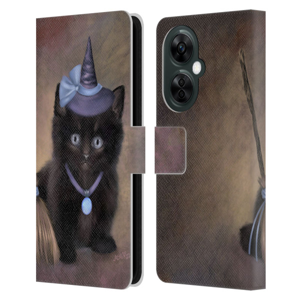 Ash Evans Graphics Broomstick Leather Book Wallet Case Cover For OnePlus Nord CE 3 Lite 5G