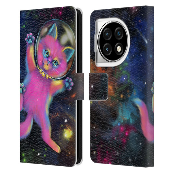 Ash Evans Graphics Lost In Space Leather Book Wallet Case Cover For OPPO OnePlus Ace 3 5G