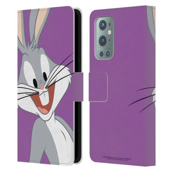 Looney Tunes Characters Bugs Bunny Leather Book Wallet Case Cover For OnePlus 9