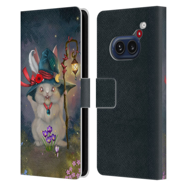 Ash Evans Graphics Magic Bunny Leather Book Wallet Case Cover For Nothing Phone (2a)
