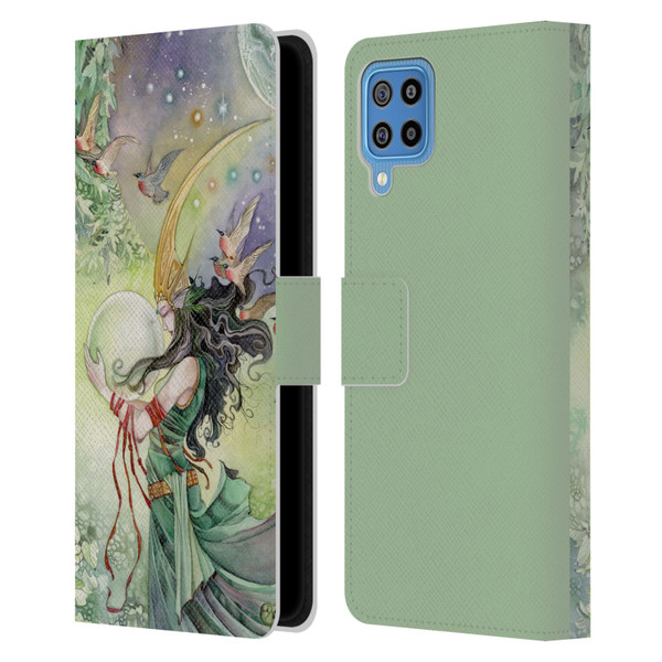 Stephanie Law Art World Leather Book Wallet Case Cover For Samsung Galaxy F22 (2021)
