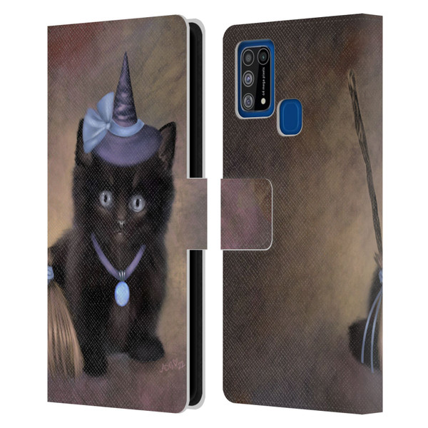 Ash Evans Graphics Broomstick Leather Book Wallet Case Cover For Samsung Galaxy M31 (2020)