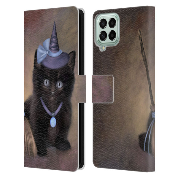 Ash Evans Graphics Broomstick Leather Book Wallet Case Cover For Samsung Galaxy M53 (2022)