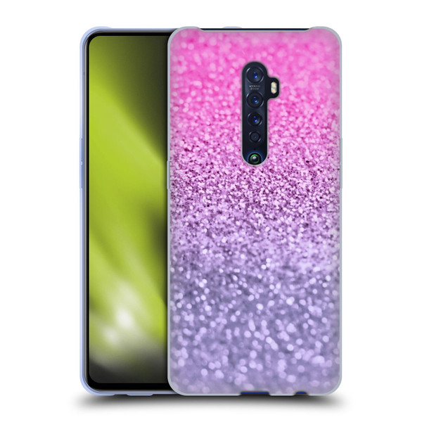 Monika Strigel Glitter Collection Lavender Pink Soft Gel Case for OPPO Reno 2