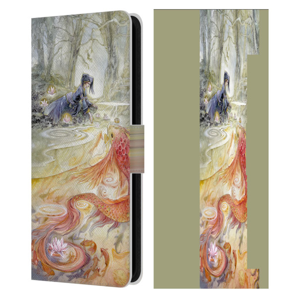 Stephanie Law Art Pure Heart Leather Book Wallet Case Cover For Samsung Galaxy S23 FE 5G