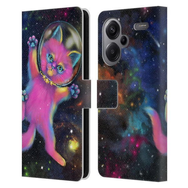 Ash Evans Graphics Lost In Space Leather Book Wallet Case Cover For Xiaomi Redmi Note 13 Pro Plus 5G
