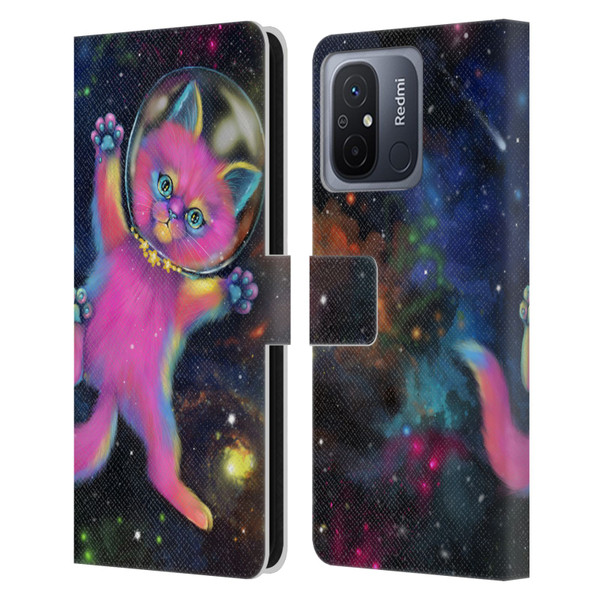 Ash Evans Graphics Lost In Space Leather Book Wallet Case Cover For Xiaomi Redmi 12C