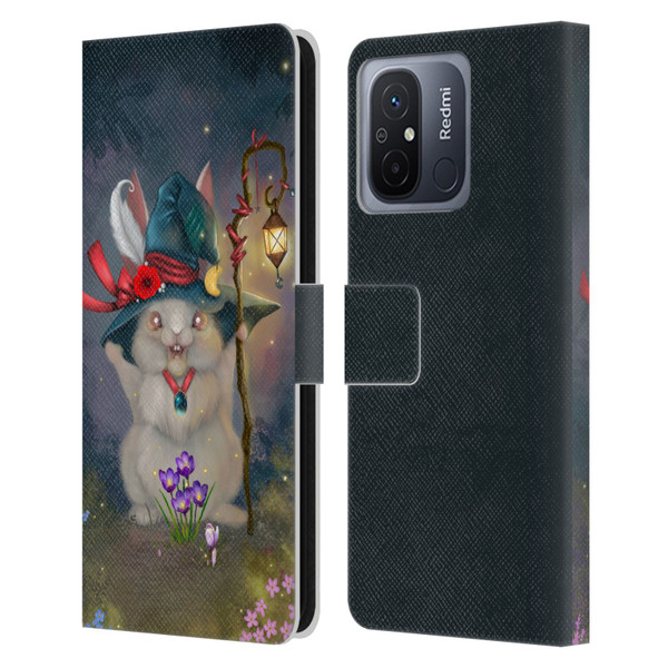Ash Evans Graphics Magic Bunny Leather Book Wallet Case Cover For Xiaomi Redmi 12C