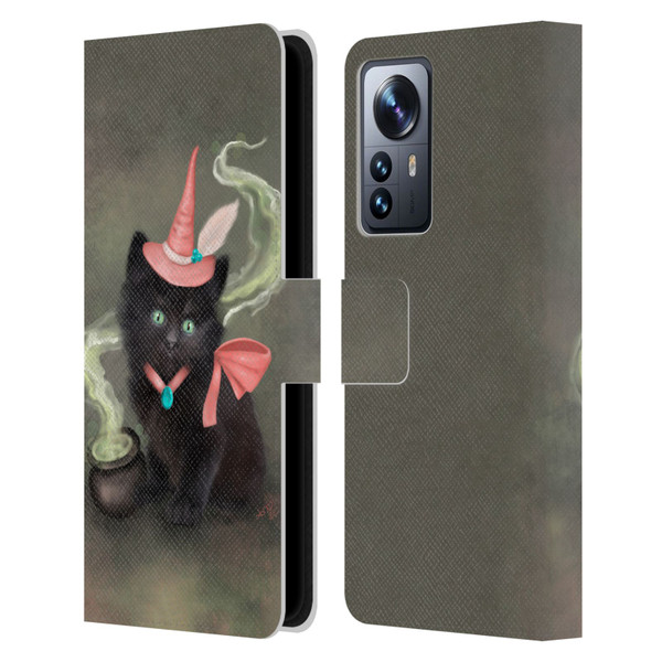 Ash Evans Graphics Familiar Spell Leather Book Wallet Case Cover For Xiaomi 12 Pro