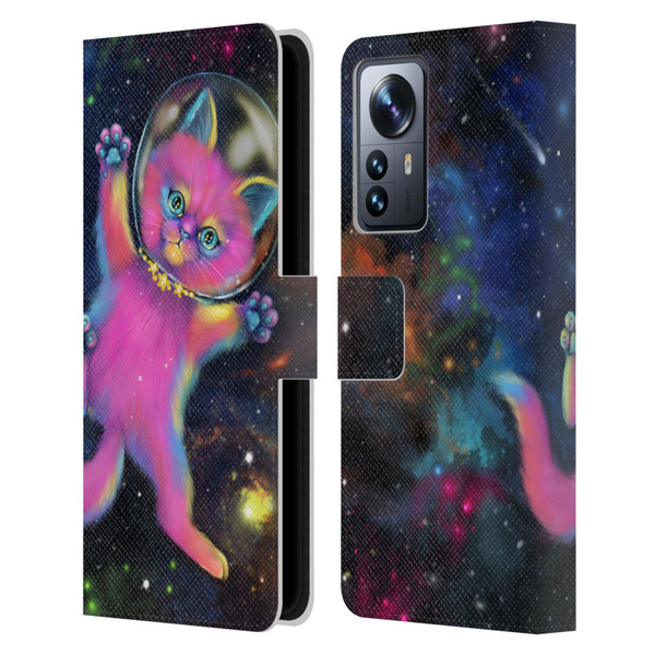 Ash Evans Graphics Lost In Space Leather Book Wallet Case Cover For Xiaomi 12 Pro