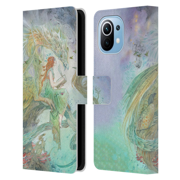 Stephanie Law Art Transcribing The Wind Leather Book Wallet Case Cover For Xiaomi Mi 11