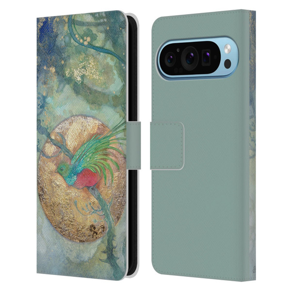 Stephanie Law Graphics Bird Leather Book Wallet Case Cover For Google Pixel 9 / Pixel 9 Pro