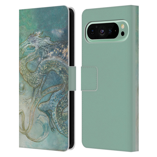 Stephanie Law Graphics Dragon Leather Book Wallet Case Cover For Google Pixel 9 Pro XL