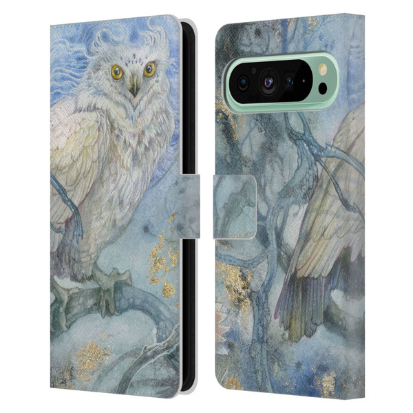Stephanie Law Graphics Owl Leather Book Wallet Case Cover For Google Pixel 9 Pro XL