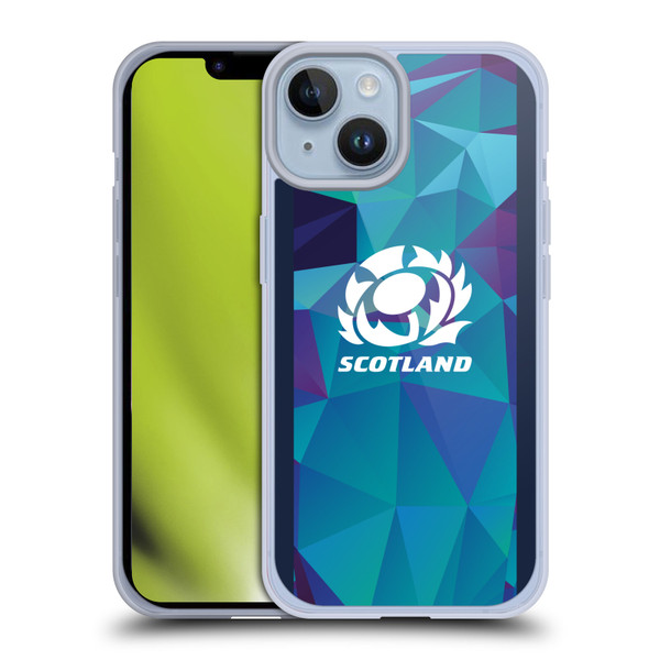 Scotland Rugby 2024/25 Crest Kit Training Soft Gel Case for Apple iPhone 14